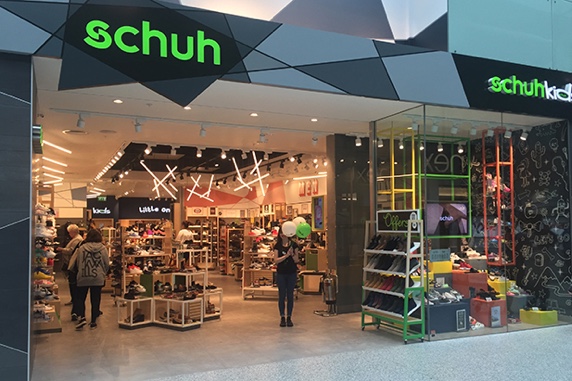 A physical schuh retail store